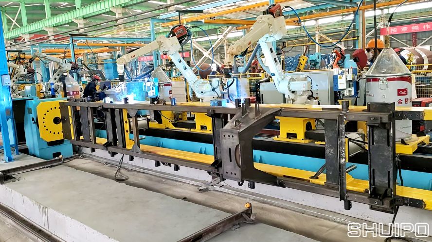 亞特攪拌車智能化生產(chǎn)線 亞特攪拌車智能化生產(chǎn)線